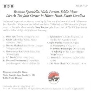 CD Nicki Parrott: Live At The Jazz Corner