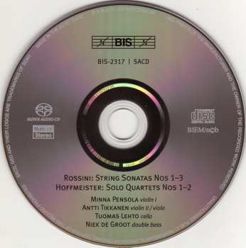 SACD Gioacchino Rossini: String Sonatas Nos 1 – 3 / Solo Quartets Nos 1 & 2