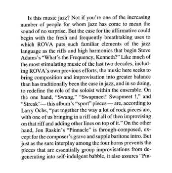 CD Rova Saxophone Quartet: From The Bureau Of Both