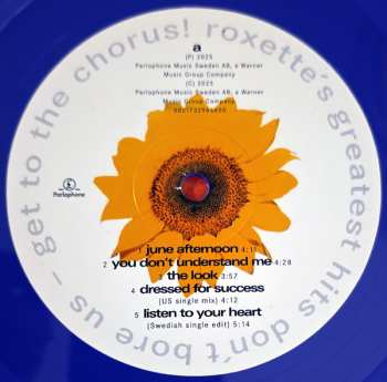 2LP Roxette: Don't Bore Us - Get To The Chorus! (Roxette's Greatest Hits) CLR