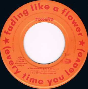 SP Roxette: Fading Like A Flower (Every Time You Leave)