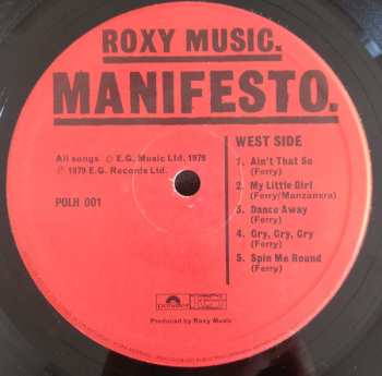 CD Roxy Music: Manifesto - Limited Edition
