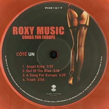 LP Roxy Music: Songs For Europe (Live Radio Broadcast) CLR