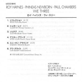 CD Phineas Newborn Jr.: We Three LTD