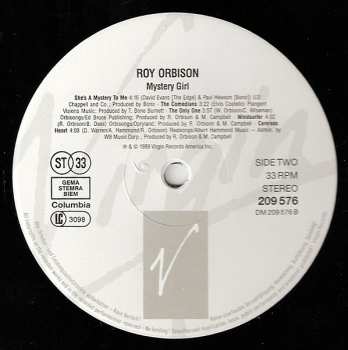 LP Roy Orbison: Mystery Girl