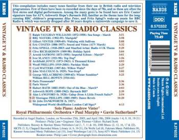 CD Gavin Sutherland: British Light Miniatures - Vintage TV & Radio Classics