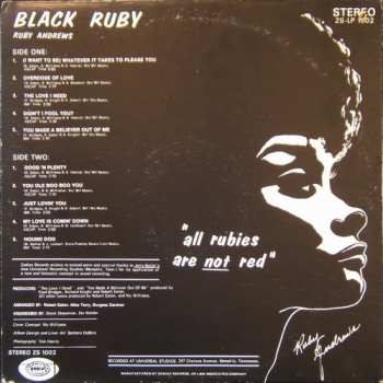 LP Ruby Andrews: Black Ruby