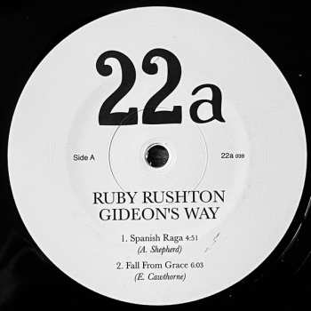LP Ruby Rushton: Gideon's Way LTD