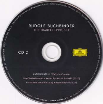 2CD Rudolf Buchbinder: The Diabelli Project