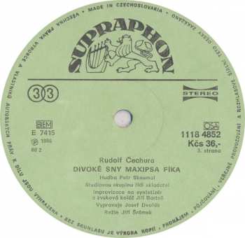 2LP Rudolf Čechura: Divoké Sny Maxipsa Fíka