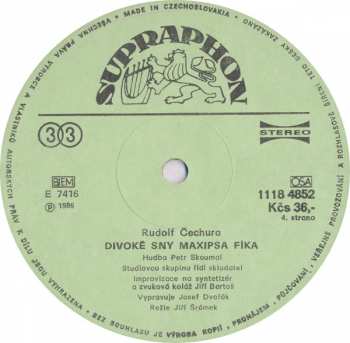 2LP Rudolf Čechura: Divoké Sny Maxipsa Fíka
