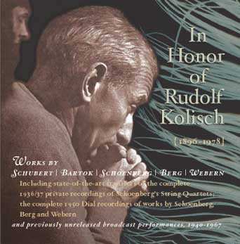 6CD/Box Set Rudolf Kolisch: In Honor Of Rudolf Kolisch