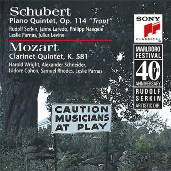 CD Rudolf Serkin: Piano Quintet, Op. 114 "Trout" / Clarinet Quintet, K. 581