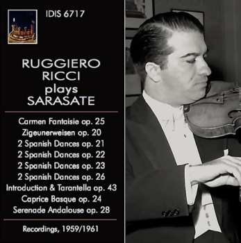 CD Pablo De Sarasate: Carmen Fantaisie / Zigeunerweisen, Spanish Dances Op.21, 22, 23, 26 / Caprice Basque / Serenade Andalouse 