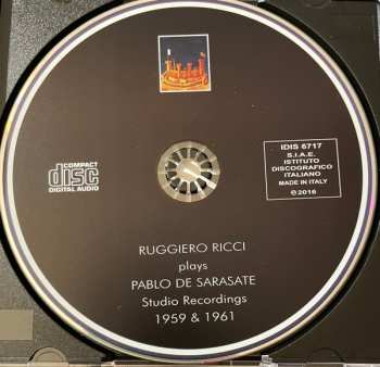 CD Pablo De Sarasate: Carmen Fantaisie / Zigeunerweisen, Spanish Dances Op.21, 22, 23, 26 / Caprice Basque / Serenade Andalouse 