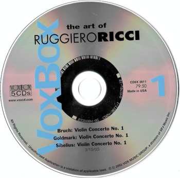 5CD Ruggiero Ricci: The Art Of Ruggiero Ricci