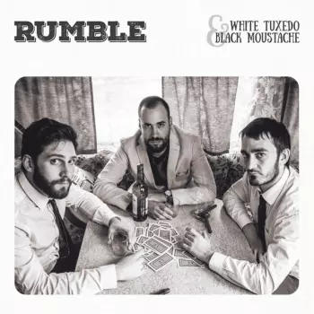 Rumble: white tuxedo & black moustache