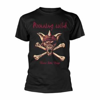 Merch Running Wild: Tričko Under Jolly Roger (crossbones)