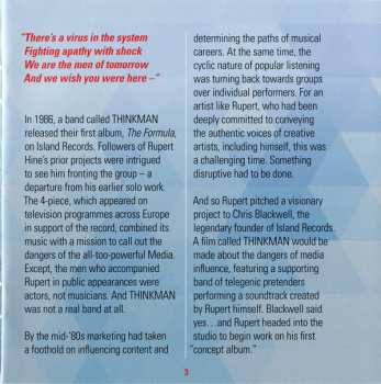 CD Rupert Hine: Fighting Apathy With Shock - The Best Of Rupert Hine As "Thinkman"
