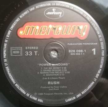 LP Rush: Power Windows