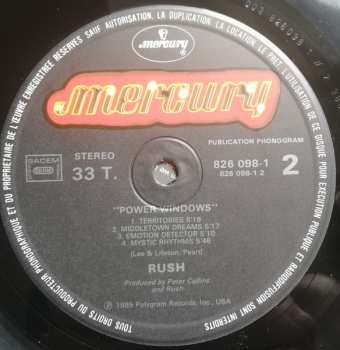 LP Rush: Power Windows