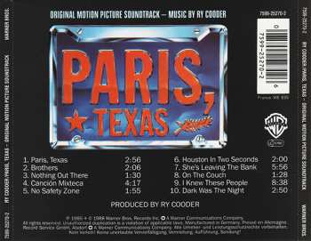 CD Ry Cooder: Paris, Texas - Original Motion Picture Soundtrack