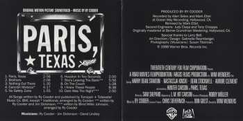 CD Ry Cooder: Paris, Texas - Original Motion Picture Soundtrack
