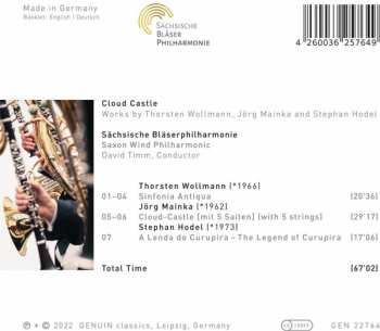 CD Sächsische Bläserphilharmonie: Cloud Castle (Works By Thorsten Wollmann, Jörg Mainka And Stephan Hodel)
