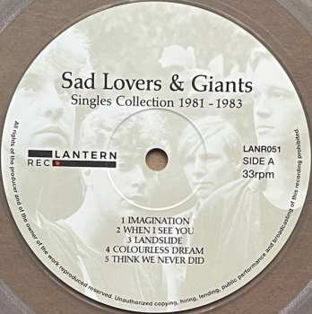 LP Sad Lovers And Giants: Singles Collection 1981-1983 CLR | LTD
