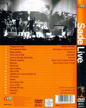 DVD Sade: Live