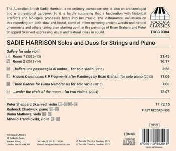 CD Roderick Chadwick: Solos And Duos For Strings And Piano
