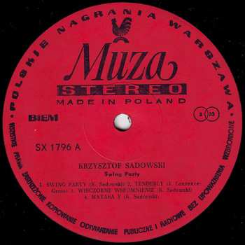 LP Krzysztof Sadowski: Swing Party