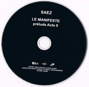 2CD Saez: Le Manifeste - L'Oiseau Liberté