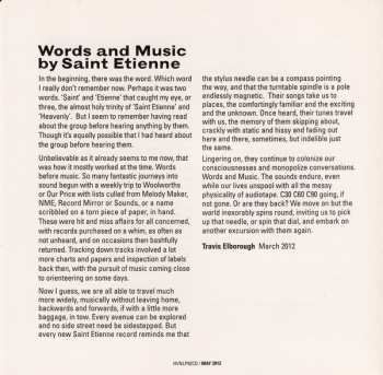 CD Saint Etienne: Words And Music By Saint Etienne