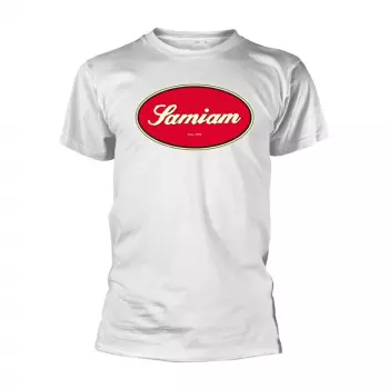 Tričko Oval Logo Samiam - White (organic Ts)