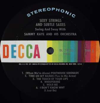 LP Sammy Kaye And His Orchestra: Sexy Strings And Subtle Saxes