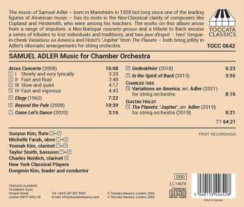 CD Samuel Adler: Music For Chamber Orchestra