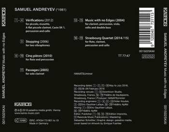 CD Samuel Andreyev: Music With No Edges