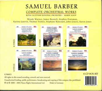 6CD/Box Set Samuel Barber: Complete Orchestral Works