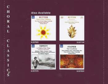 CD The Choir Of Clare College: Anthems • Let Us Lift Up Our Heart • The Wilderness