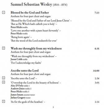 CD St. John's College Choir: Ascribe Unto The Lord - Sacred Choral Works