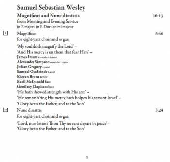 CD St. John's College Choir: Ascribe Unto The Lord - Sacred Choral Works