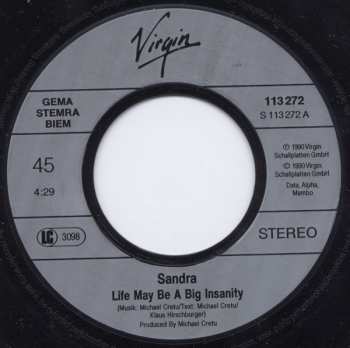 SP Sandra: (Life May Be) A Big Insanity
