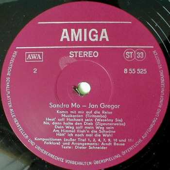 LP Sandra Mo & Jan Gregor: Sandra Mo - Jan Gregor