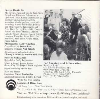 CD Sandra Reid: La Traversee