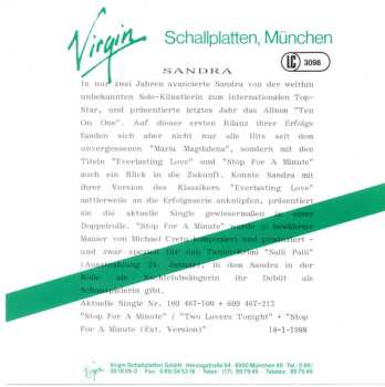 SP Sandra: Stop For A Minute