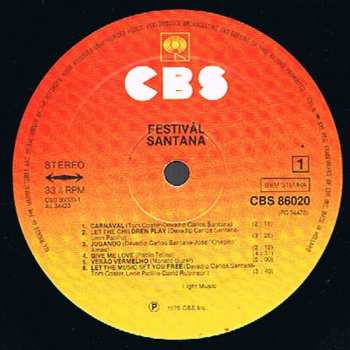 LP Santana: Festivál