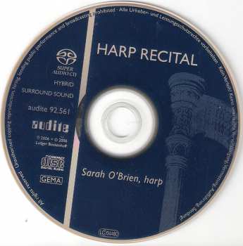 SACD Sarah O'Brien: Harp Recital