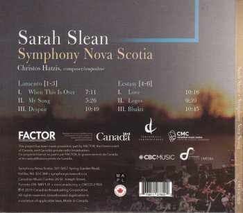 CD Symphony Nova Scotia: Sarah Slean Symphony Nova Scotia