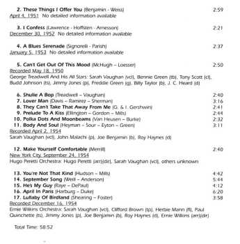 4CD Sarah Vaughan: A Miracle Happened